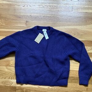 Wilfred’S Deep Violet Wool Sweater